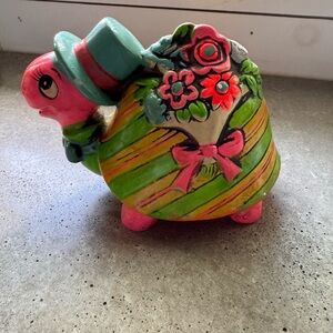 Vintage turtle bank